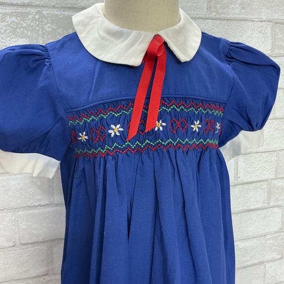 Disney vintage Blue and White Winnie the Pooh Dress - Picture 2 of 4